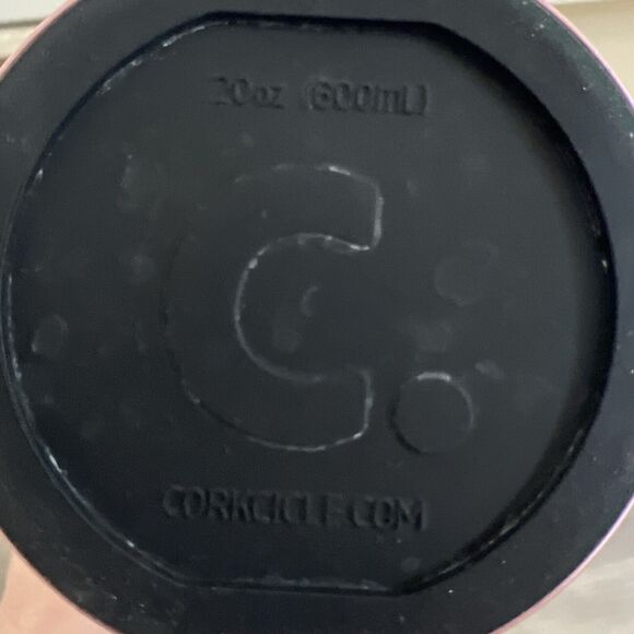 Rose Corkcicle Hybrid Canteen Water Bottle Glass Insulated Stainless Steel 20oz - Picture 3 of 5